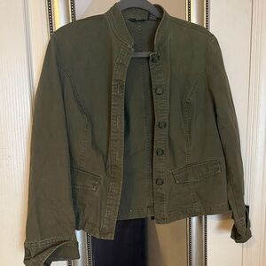 Mossimo Supply Co. Olive Jean Jacket